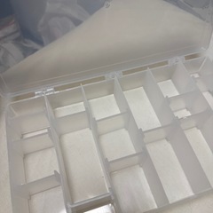 収納ボックス（透明）の画像