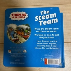 THOMAS&FRIENDS 英語絵本　The steam teamの画像