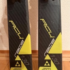 フィッシャー　FISCHER RC4　RACE JR 130cm スキーの画像