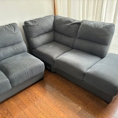 ニトリ 布張りカウチソファー ウォール3KD 240x200の画像