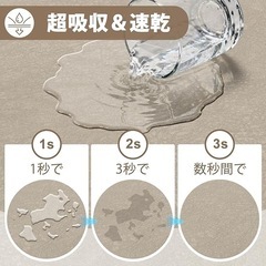 王様のバスマット革命 珪藻土バスマット お風呂マット超強吸水×速乾×防滑の画像