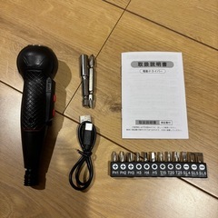 新品　電動ドライバーの画像