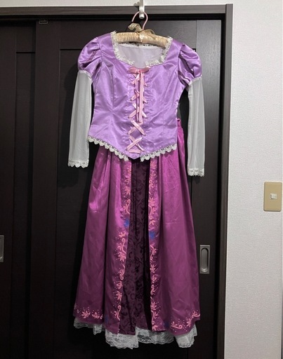 ハロウィン　コスプレ衣装　ドレス　プリンセス　塔の上のラプンツェル