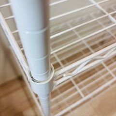 スチールラック　ホワイトの画像