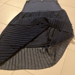 ネイビー　フレアキャミワンピの画像