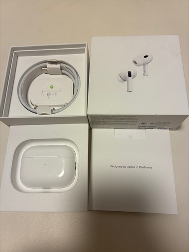 限定保証あり　新古品　air pods pro第2世代　MagSafe充電ケース(USB-C)付き AirPods Pro 2　MTJV3JA エアポッズ