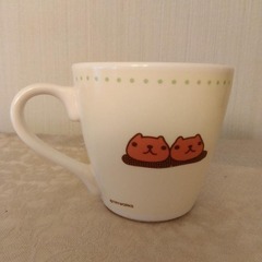 マグカップ　カピバラさんの画像