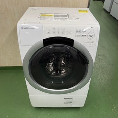 171 送料設置無料★SHARPドラム式洗濯機　乾燥機能付き　24年製の画像