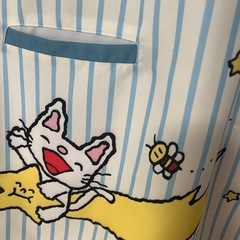 アウトレット新品　ノンタン　M～L エプロン　　ブルー系の画像