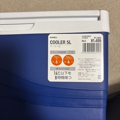 IGNIO ミニクーラーボックス 5Lの画像