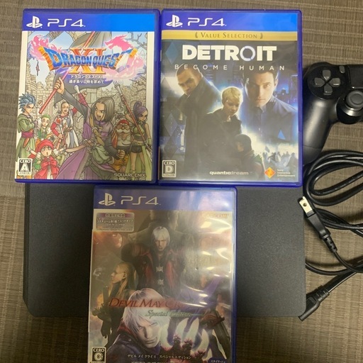 【お譲り先決定】PlayStation4  CUH-2000B 1TB ソフト3本セット