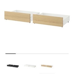 IKEAシングルベドフレーム120×200の画像
