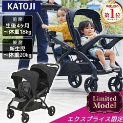 ベビーカー二人乗りの画像