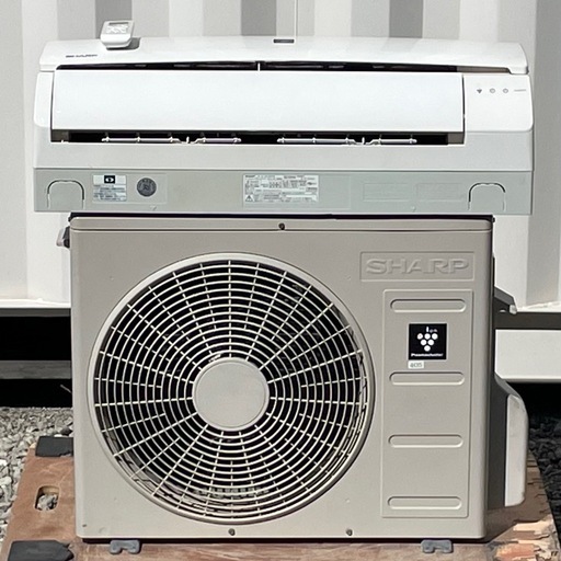 取付け可 ! !◇シャープ エアコン 6畳用 2018年製 内部洗浄 プラズマ 