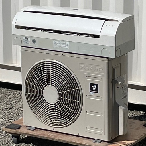 取付け可 ! !◇シャープ エアコン 6畳用 2018年製 内部洗浄 プラズマクラスター AY-227TN 高圧洗浄済み ! 保証付き