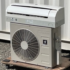 取付け可 ! !◇シャープ エアコン 6畳用 2018年製 内部洗浄 プラズマクラスター AY-227TN 高圧洗浄済み ! 保証付き ! !の画像