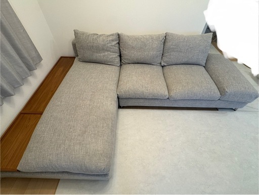 songdream ルシェロ 34万円L字ソファ (グレー)