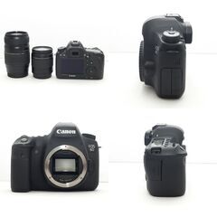 【全国送料無料】 Canon EOS 6D✨ フルサイズ Wi-Fi転送 カメラバッグ付き 超望遠 ダブルレンズセット カメラバッグ付き ズームセット✨ 届いたらすぐに使えます✨ キヤノン キャノンの画像