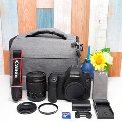 【全国送料無料】 Canon EOS 6D✨ フルサイズ Wi-Fi転送 カメラバッグ付き ズームセット初心者入門機 カメラバッグ付き✨ 届いたらすぐに使えます✨ キヤノン キャノンの画像