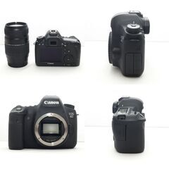 【全国送料無料】 Canon EOS 6D✨ カメラバッグ付きフルサイズ Wi-Fi転送 超望遠レンズセット ズームセット 初心者向け✨ 届いたらすぐに使えます✨ キヤノン キャノンの画像