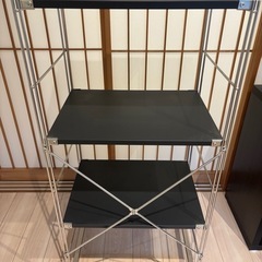 無印良品スチールユニットシェルフの画像