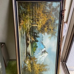 縁に入った大きな絵画♪の画像