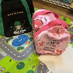 ２点セット ONE PIECE ワンピース　バッグ　　まとめ売り　ランチバッグの画像