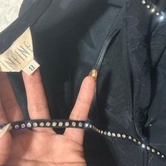 パーティドレスとストールのセットの画像