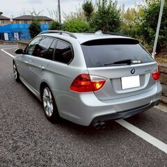 BMW325iツーリングMスポーツ　H20　車検9/2　走行72000ｋ　サンルーフ　黒革スポーツシート　純正ＨＤＤナビ　コンフォートアクセス　17ＡＷの画像
