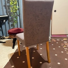 あげます🌟ただの木製のイス🌟上部はファブリックの画像