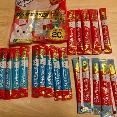 ちゅーる103本　ちゅーるビッツ３０袋入り　猫　おやつの画像