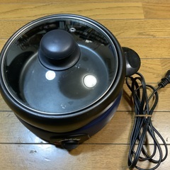 1人用電気鍋の画像