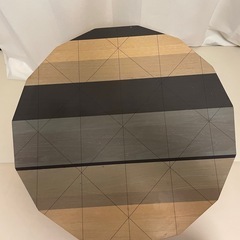 カリモク 八角形サイドテーブルの画像