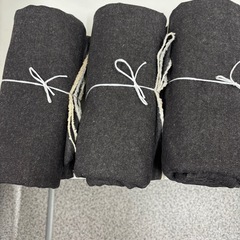 訳あり未使用　黒デニム生地の画像