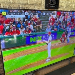 液晶4Kテレビ　ハイセンス　U75Fシリーズ ヘアライングレー 55U75F [55V型 /4K対応 /BS・CS 4Kチューナー内蔵  の画像