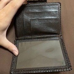 マドリード アルカラ門 レリーフ がま口財布 小銭入れ ブラウン系の画像