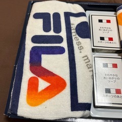 FILA フィラ タオル ソープセット 2個セット 未使用の画像