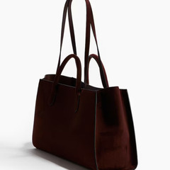 「処分価格」Ｈ＆м スエ－ドト－トバッグ👜《未使用》の画像