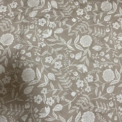 花柄カーペット約2.5畳分の画像