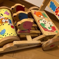 子供　手押し　くるま車の画像