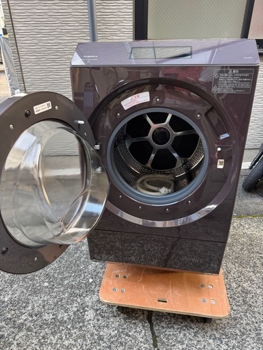 【美品】TOSHIBA 東芝 ZABOON TW-127XP1L ドラム式洗濯乾燥機 2021年製 洗濯12kg 乾燥7kg