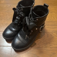 子ども　ブーツ　21センチの画像