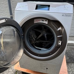【美品】パナソニック Panasonic ドラム式洗濯乾燥機 洗濯11kg 乾燥6kg 左開き 斜型 自動投入 スマホ連携 NA-VX900AL 2020年製 の画像