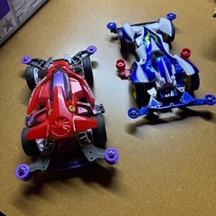 塗装済みミニ四駆２台の画像