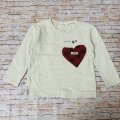 【まとめ売り・100サイズ】長袖　トップス　ワンピース　２点セットの画像