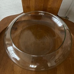 🌹直径27㎝大きなガラス鉢　花器　ビオトープ　テラリウム　花器　メダカ飼育など用途多数🌹　　の画像
