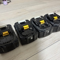 マキタ バッテリー4つセット [ジャンク扱い]の画像