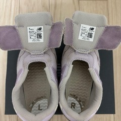 ベビーシューズ　ニューバランス313 　12.5センチ　紫の画像