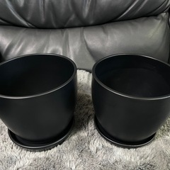 おしゃれな植木鉢5号2鉢セット　未使用品　No.2の画像