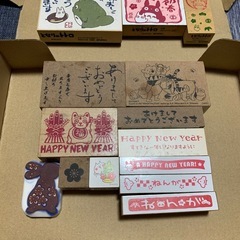年賀状スタンプ　はんこ  　の画像
